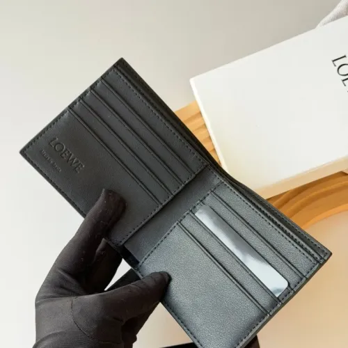 Replica LOEWE Wallet For Men #1412063 $56.00 USD for Wholesale