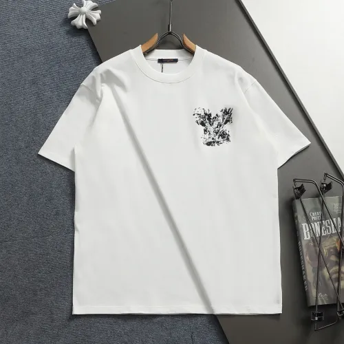 Louis Vuitton LV T-Shirts Short Sleeved For Unisex #1412136 $52.00 USD, Wholesale Replica Louis Vuitton LV T-Shirts