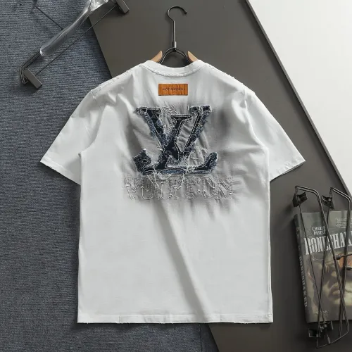 Louis Vuitton LV T-Shirts Short Sleeved For Unisex #1412138 $52.00 USD, Wholesale Replica Louis Vuitton LV T-Shirts
