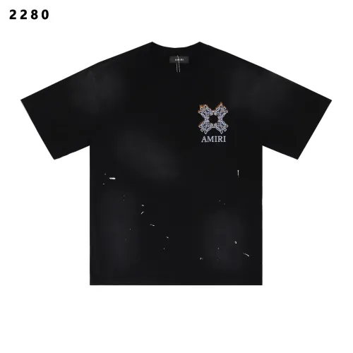Amiri T-Shirts Short Sleeved For Unisex #1412153 $34.00 USD, Wholesale Replica Amiri T-Shirts