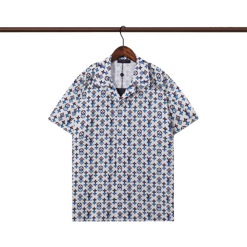 Louis Vuitton LV Shirts Short Sleeved For Men #1412160 $36.00 USD, Wholesale Replica Louis Vuitton LV Shirts