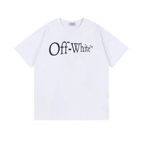 Off-White T-Shirts Short Sleeved For Unisex #1412163 $32.00 USD, Wholesale Replica Off-White T-Shirts