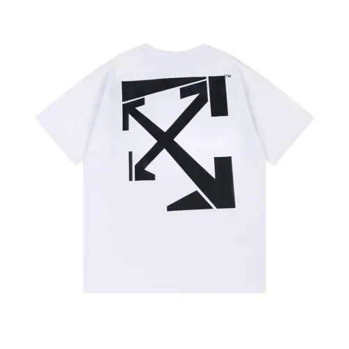 Replica Off-White T-Shirts Short Sleeved For Unisex #1412163 $32.00 USD for Wholesale