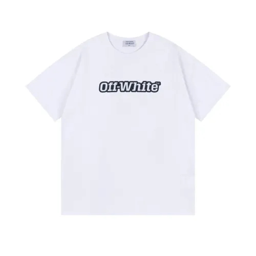 Off-White T-Shirts Short Sleeved For Unisex #1412181 $32.00 USD, Wholesale Replica Off-White T-Shirts