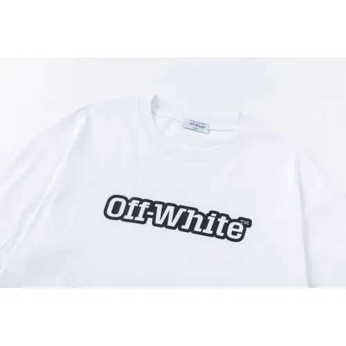 Replica Off-White T-Shirts Short Sleeved For Unisex #1412181 $32.00 USD for Wholesale