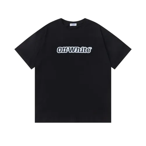 Off-White T-Shirts Short Sleeved For Unisex #1412182 $32.00 USD, Wholesale Replica Off-White T-Shirts