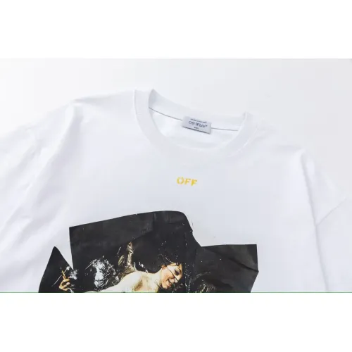 Replica Off-White T-Shirts Short Sleeved For Unisex #1412185 $32.00 USD for Wholesale