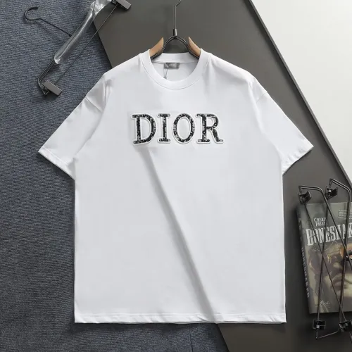 Christian Dior T-Shirts Short Sleeved For Unisex #1412201 $40.00 USD, Wholesale Replica Christian Dior T-Shirts