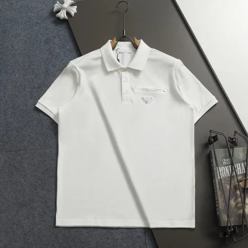 Prada T-Shirts Short Sleeved For Men #1412223 $48.00 USD, Wholesale Replica Prada T-Shirts