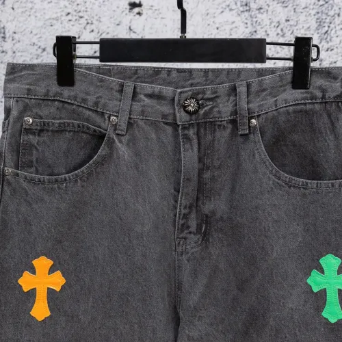 Replica Chrome Hearts Jeans For Men #1412463 $64.00 USD for Wholesale
