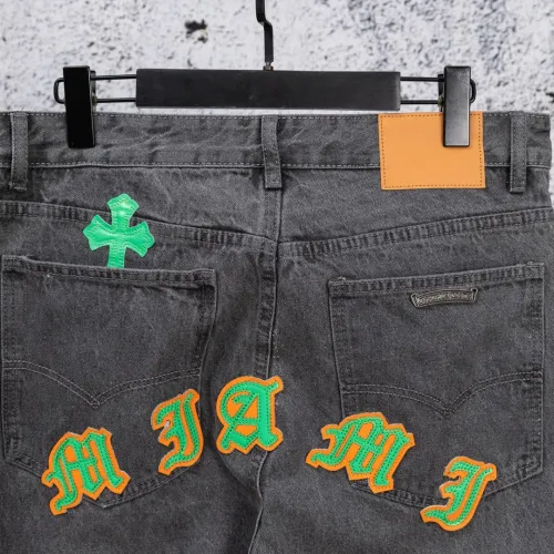 Replica Chrome Hearts Jeans For Men #1412463 $64.00 USD for Wholesale