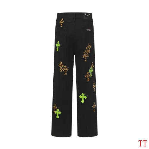 Replica Chrome Hearts Jeans For Men #1412472 $60.00 USD for Wholesale