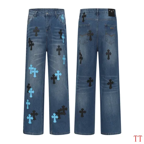 Chrome Hearts Jeans For Men #1412475 $60.00 USD, Wholesale Replica Chrome Hearts Jeans