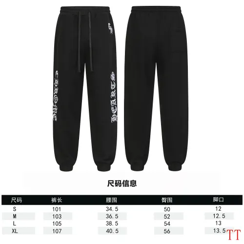 Replica Chrome Hearts Pants For Unisex #1412478 $60.00 USD for Wholesale