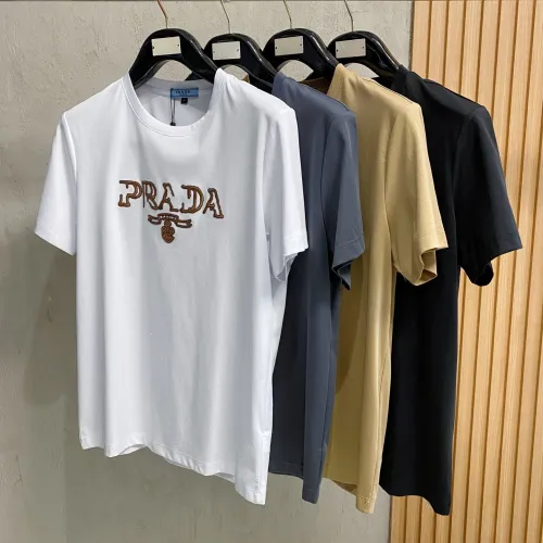 Replica Prada T-Shirts Short Sleeved For Men #1412486 $76.00 USD for Wholesale