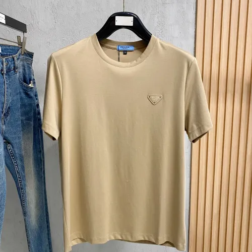 Prada T-Shirts Short Sleeved For Men #1412509 $76.00 USD, Wholesale Replica Prada T-Shirts