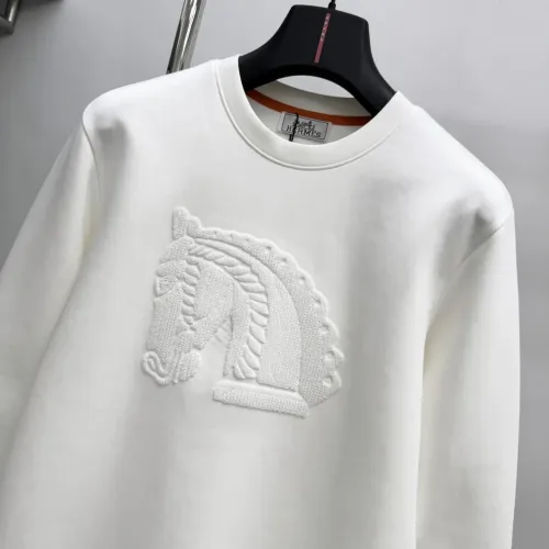Replica Hermes Hoodies Long Sleeved For Men #1412579 $82.00 USD for Wholesale