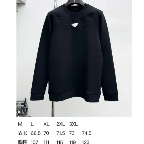 Replica Prada Hoodies Long Sleeved For Men #1412582 $82.00 USD for Wholesale
