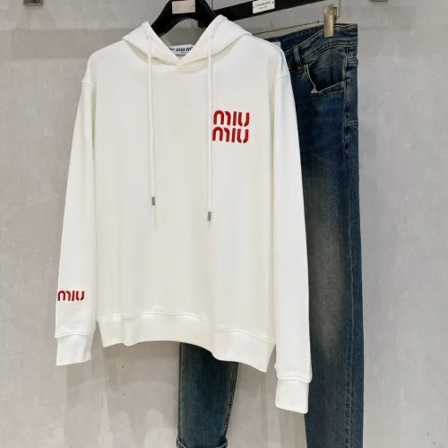 MIU MIU Hoodies Long Sleeved For Men #1412655 $82.00 USD, Wholesale Replica MIU MIU Hoodies