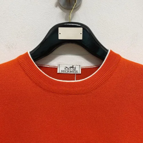 Replica Hermes Sweaters Long Sleeved For Men #1412714 $85.00 USD for Wholesale