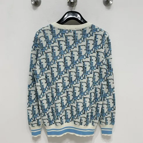 Replica Christian Dior Sweaters Long Sleeved For Men #1412722 $85.00 USD for Wholesale