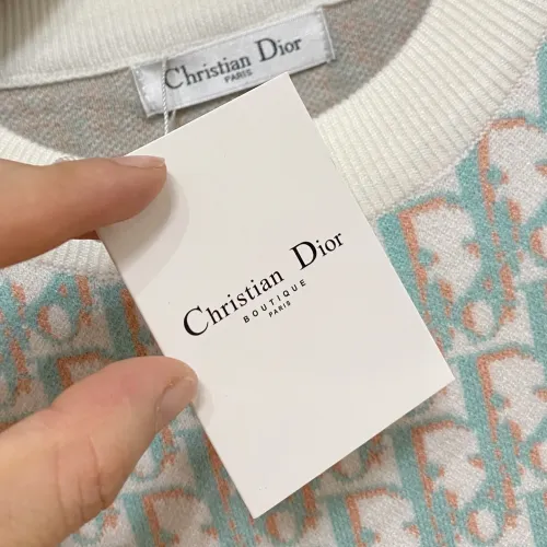 Replica Christian Dior Sweaters Long Sleeved For Men #1412728 $85.00 USD for Wholesale