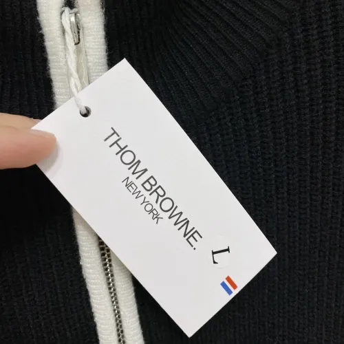 Replica Thom Browne TB Sweaters Long Sleeved For Men #1412762 $88.00 USD for Wholesale