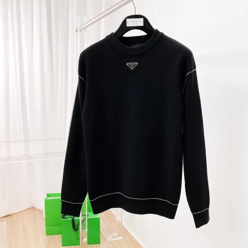 Prada Sweaters Long Sleeved For Men #1412832 $76.00 USD, Wholesale Replica Prada Sweaters