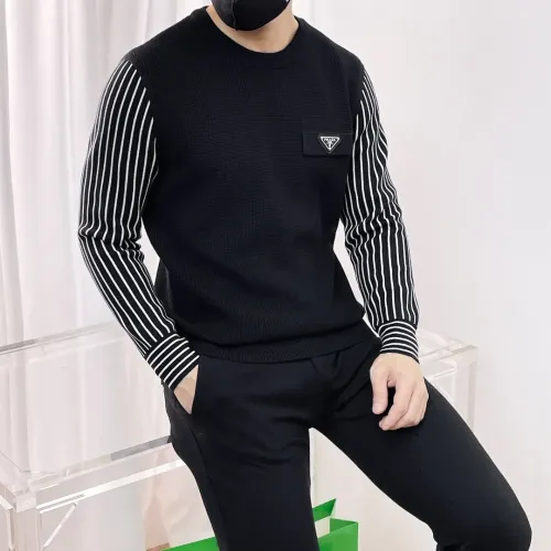 Replica Prada Sweaters Long Sleeved For Men #1412834 $76.00 USD for Wholesale