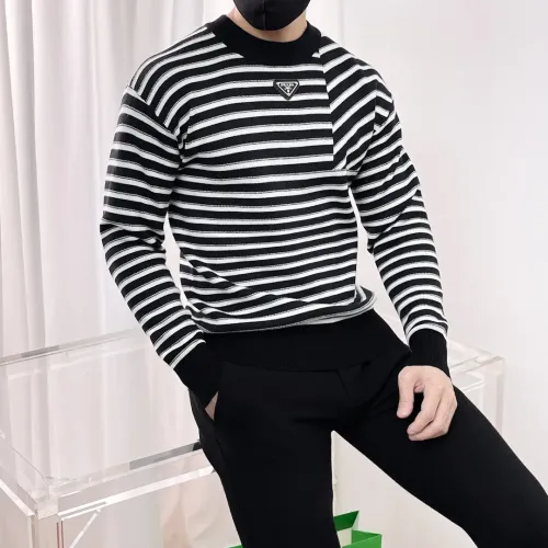 Replica Prada Sweaters Long Sleeved For Men #1412836 $76.00 USD for Wholesale