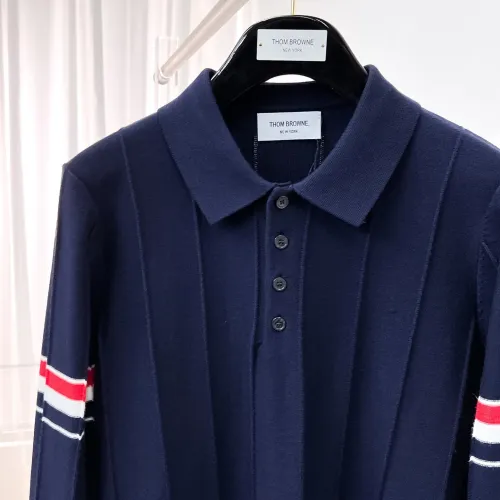 Replica Thom Browne TB Sweaters Long Sleeved For Men #1412851 $85.00 USD for Wholesale
