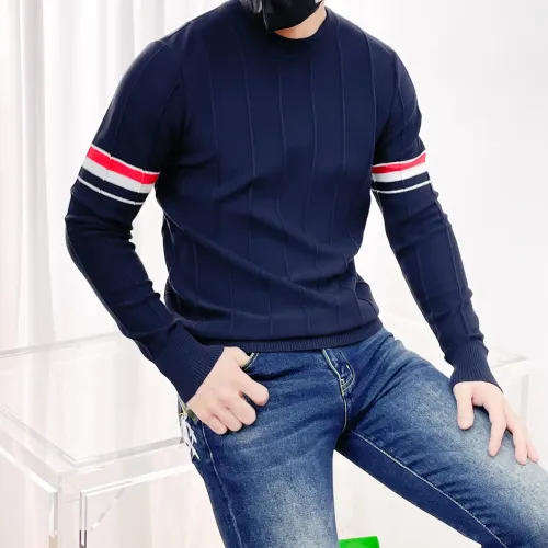 Replica Thom Browne TB Sweaters Long Sleeved For Men #1412852 $85.00 USD for Wholesale