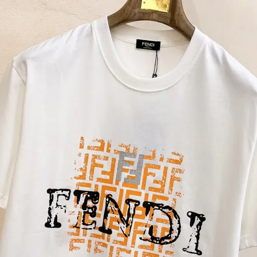 Replica Fendi T-Shirts Short Sleeved For Men #1412938 $60.00 USD for Wholesale