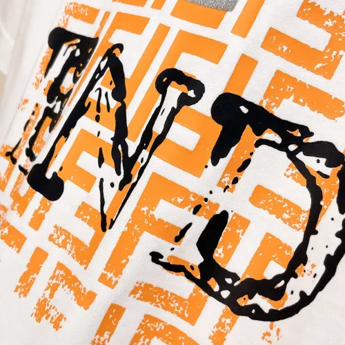 Replica Fendi T-Shirts Short Sleeved For Men #1412938 $60.00 USD for Wholesale