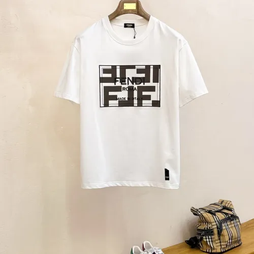 Fendi T-Shirts Short Sleeved For Men #1412940 $60.00 USD, Wholesale Replica Fendi T-Shirts