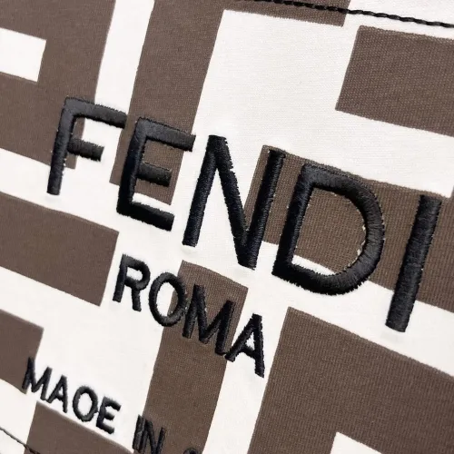 Replica Fendi T-Shirts Short Sleeved For Men #1412940 $60.00 USD for Wholesale