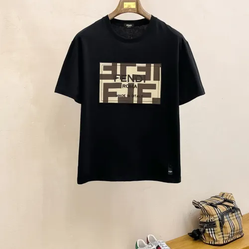 Fendi T-Shirts Short Sleeved For Men #1412941 $60.00 USD, Wholesale Replica Fendi T-Shirts