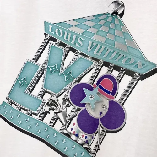 Replica Louis Vuitton LV T-Shirts Short Sleeved For Men #1412946 $68.00 USD for Wholesale