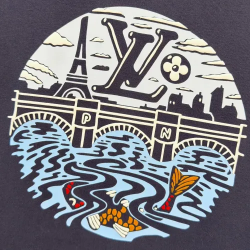 Replica Louis Vuitton LV Hoodies Long Sleeved For Men #1412985 $85.00 USD for Wholesale