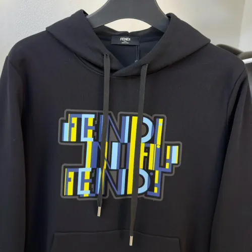 Replica Fendi Hoodies Long Sleeved For Men #1413007 $85.00 USD for Wholesale