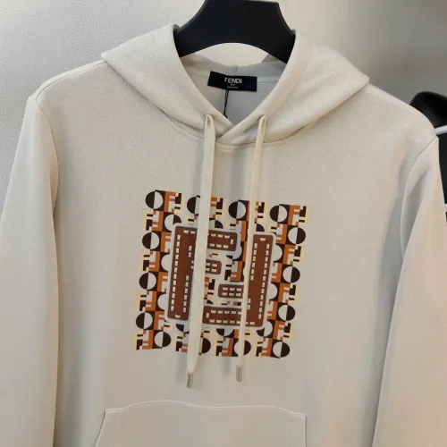 Replica Fendi Hoodies Long Sleeved For Men #1413008 $85.00 USD for Wholesale