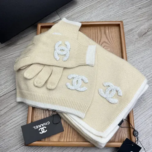 Replica Chanel Hat and Scarf and Glove Set #1413092 $72.00 USD for Wholesale