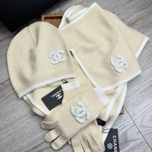 Replica Chanel Hat and Scarf and Glove Set #1413092 $72.00 USD for Wholesale