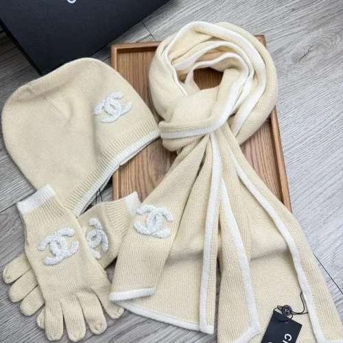 Replica Chanel Hat and Scarf and Glove Set #1413092 $72.00 USD for Wholesale