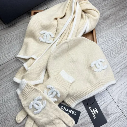 Replica Chanel Hat and Scarf and Glove Set #1413092 $72.00 USD for Wholesale