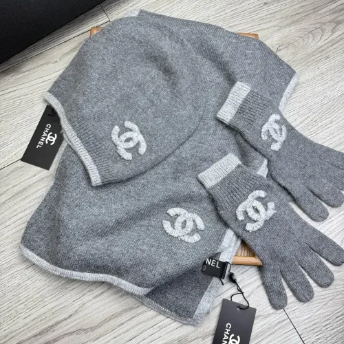 Chanel Hat and Scarf and Glove Set #1413093 $72.00 USD, Wholesale Replica Chanel Hat and Scarf and Glove Set