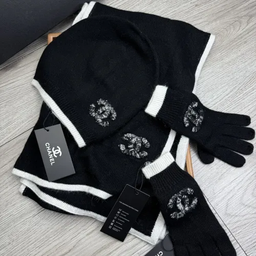 Chanel Hat and Scarf and Glove Set #1413095 $72.00 USD, Wholesale Replica Chanel Hat and Scarf and Glove Set