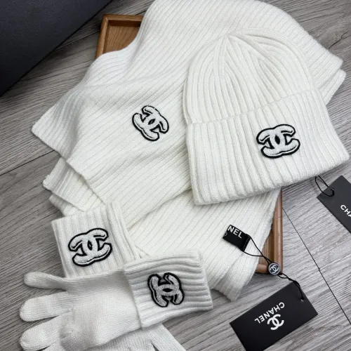 Replica Chanel Hat and Scarf and Glove Set #1413097 $72.00 USD for Wholesale