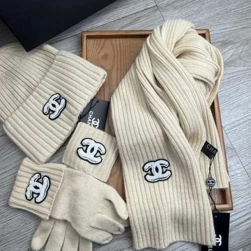 Replica Chanel Hat and Scarf and Glove Set #1413098 $72.00 USD for Wholesale
