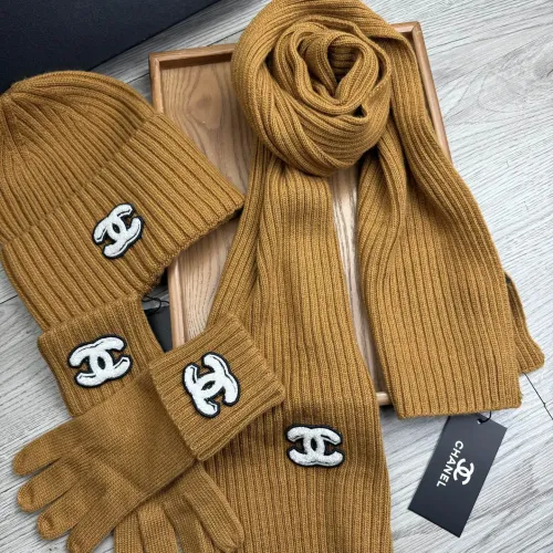 Replica Chanel Hat and Scarf and Glove Set #1413100 $72.00 USD for Wholesale